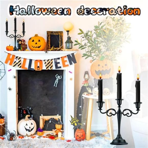 3 Metal Candelabra – Candlesticks Holder for Formal Events, Wedding, Church - Picture 4 of 8